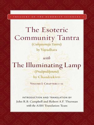 cover image of The Esoteric Community Tantra with the Illuminating Lamp